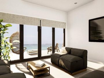 Departamento de lujo en venta, frente al Mar de San Crisanto, Yucatán