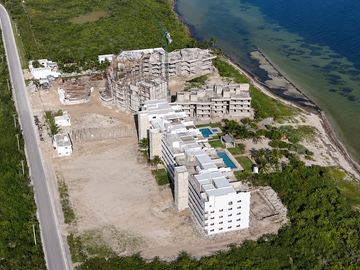 Departamento de lujo en venta, frente al Mar de San Crisanto, Yucatán