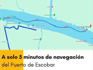 Lote en venta en Albardón, Barrio náutico