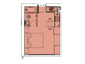 VENTA  Dpto Estudio , Las Rejas