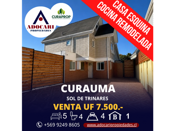 CURAUMA - SOL DE TRINARES - DEPTO INDEPENDIENTE - 5D 4B 4E