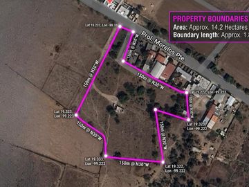 VENTA DE TERRENO EN CARRETERA ATLACOMULCO - SAN LORENZO. TAMBIÉN PUEDE SER EN LOTES.