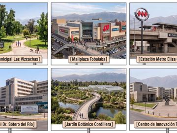 Venta Casa Puente Alto/ Aislada/ Frente a MallPlaza Tobalaba