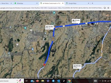 TERRENO EN VENTA EN SAN JUAN DE LAS HUERTAS  ZINACANTEPEC