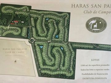Venta | Lote 1564m2 | Haras San Pablo (Ruta 6, Km 149,5, General Rodríguez) | Apto crédito