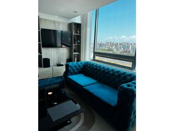 SE VENDE APARTAESTUDIO AMOBLADO HILTON BARRANQUILLA