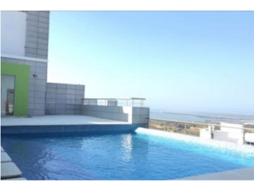 SE VENDE APARTAESTUDIO AMOBLADO HILTON INN BARRANQUILLA PISO 13