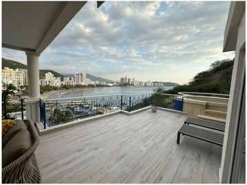Apartamento amoblado con vista al mar  rodadero - 005 R