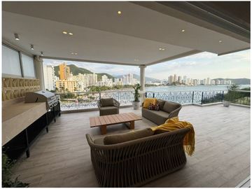 Apartamento amoblado con vista al mar  rodadero - 005 R