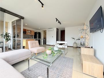 APARTAMENTO AMOBLADO EN RENTA SECTOR POBLADO C.C SANTAFE