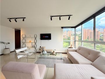 APARTAMENTO AMOBLADO EN RENTA SECTOR POBLADO C.C SANTAFE