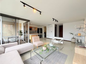 APARTAMENTO AMOBLADO EN RENTA SECTOR POBLADO C.C SANTAFE