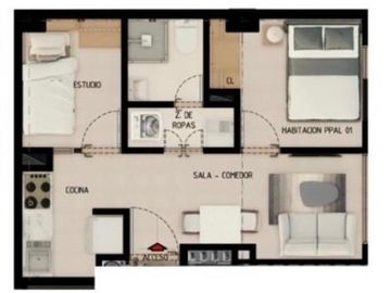 Apartamento en Venta En Itagüí, Antioquia - Sólo pago de contado