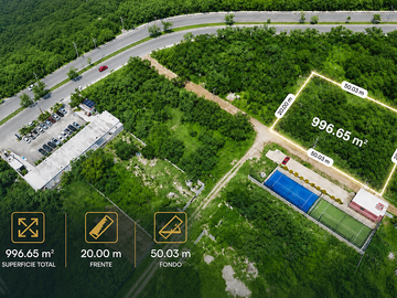 Terreno en Venta en Esquina en Sn. Juan Bautista, Mérida, Yucatán.