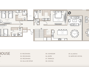 ÚLTIMO Penthouse 1 en Venta en Boyante Luxury Beachfront