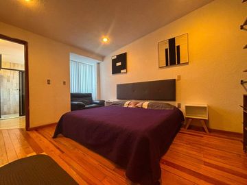 Depto amueblado y equipado en renta en Olímpica Coyoacán 2 rec, 2 baños