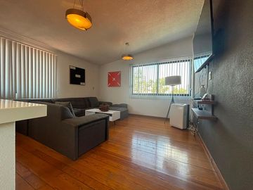 Depto amueblado y equipado en renta en Olímpica Coyoacán 2 rec, 2 baños