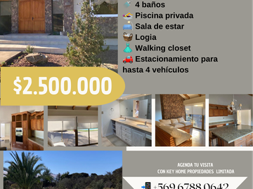 HERMOSA CASA EN ARRIENDO SECTOR CHAMONATE