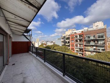 Alquiler 2 AMB CON GRAN BALCÓN TERRAZA EN PALERMO