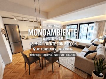 DEPARTAMENTO MONOAMBIENTE VENTA BALVANERA BALCON