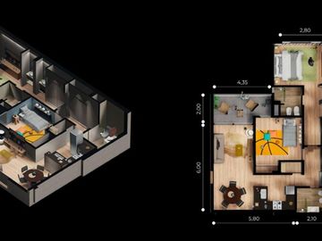 VENTA DE DEPTO 2 DORMITORIO MACROCENTRO EN POZO