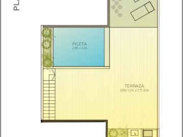 Venta Depto c/pileta y terraza propia Belgrano R