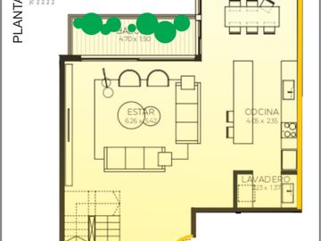 Venta Depto c/pileta y terraza propia Belgrano R