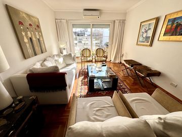 Excelente e impecable semipiso en alquiler en Recoleta 3 dorm y depend. lleno de luz y sol