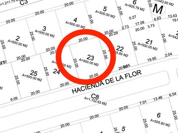 TERRENO EN VENTA EN HACIENDA DEL ROSARIO, TORREON COAH.
