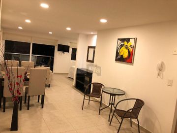 Renta de Loft amueblado en Natura Torre Nuvolé cerca Centro Max, ISSSTE C58 53 excelentes amenidades