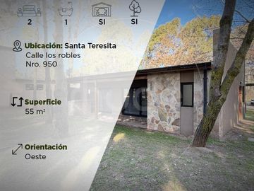 Calle Los Robles Nro. 950 - Casa a estrenar en barrio sobre el monte Santa Teresita
