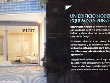 VENTA DEPARTAMENTO POZO VILLA CRESPO 2 AMBIENTES