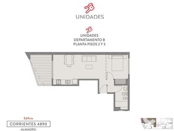 VENTA - DEPARTAMENTO 2 AMBIENTES - BALCON - SUM CON PARRILLA - PILETA - VILLA CRESPO