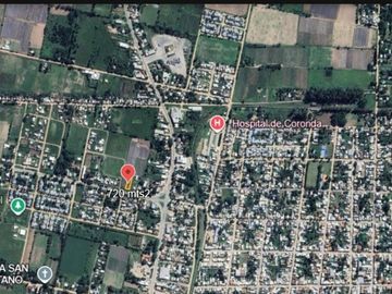 VENTA TERRENO 720 m2 EN CORONDA