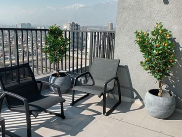 Departamento amoblado 1D + 1B + Estacionamiento + Bodega | La Florida – Metro Mirador