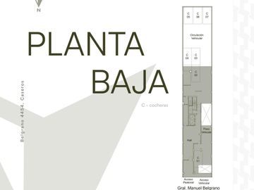 Departamento de un ambiente en venta- Caseros