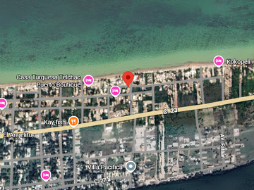 Se vende casa en la playa en primera fila en Telchac Puerto, Yucatán