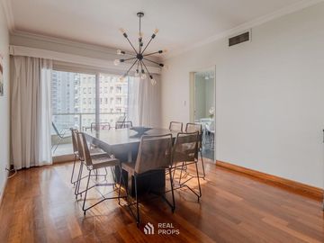Departamento 3 Ambientes Amoblado con Doble Balcón y Cochera en Alquiler en Río Plaza Puerto Madero
