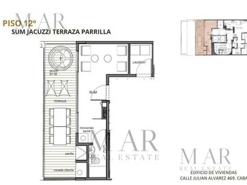 Venta 1 y 1/2 ambientes a estrenar con amenities