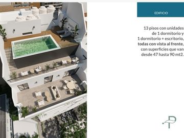 Nueva Córdoba - Edif AVIVA Rondeau - 1 dorm FRENTE