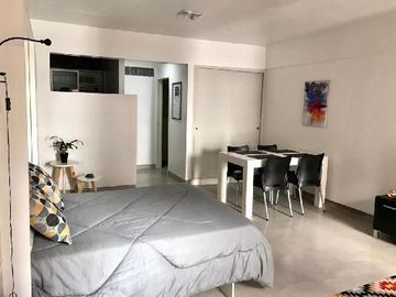 Monoambiente en alquiler en palermo apto profesional.