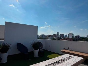 Departamento con terraza en venta en Central Chapultepec