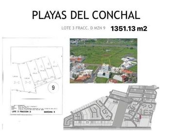 Terreno en  VENTA EN FRACC. PLAYAS DEL CONCHAL. RIVIERA VERACRUZANA, ALVARADO, VERACRUZ