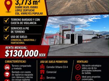 Terreno en RENTA, ISIDRO LÓPEZ, Virreyes Popular
