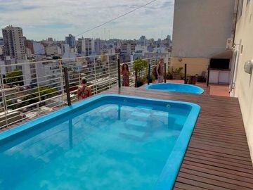 EXCELENTE MONOAMBIENTE, BALCON, FULL AMENITIES, APTO PROFESIONAL
