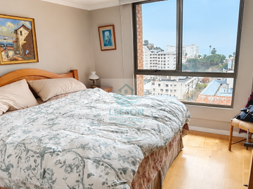 VIÑA DEL MAR- VENTA DEPTO 3D/2B CON VISTA AL MAR