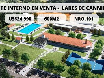 LOTE INTERNO EN VENTA BARRIO LARES DE CANNING 600M