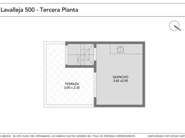 DEPTO 3 AMB MAS ESCRITORIO O ESTUDIO, TERRAZA, LUZ