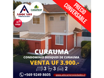 CURAUMA - CONDOMINO BOSQUES DE CURAUMA - 3D 3B 2E