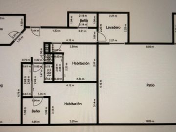 Venta 3 amb. con patio. Cochera y baulera. 126m2. Palermo Nuevo